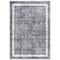 World Rug Gallery Contemporary Distressed Bordered Soft Area Rug 5' x 7' Gray 3007GRAY5X7 - alternate 4